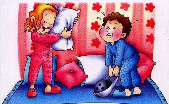 Schede colorate per imparare gli opposti