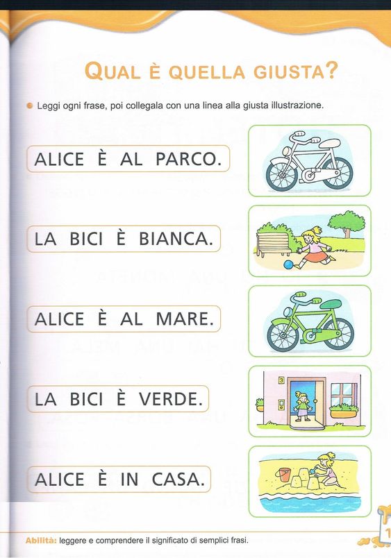 Schede operative di ragionamento e comprensione