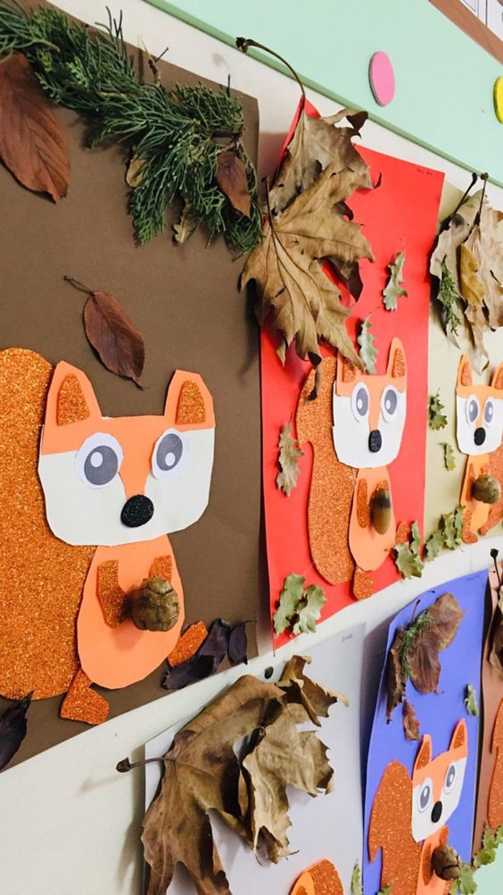 Lavori e schede di autunno